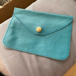 American Apparel Leather Envelope Clutch